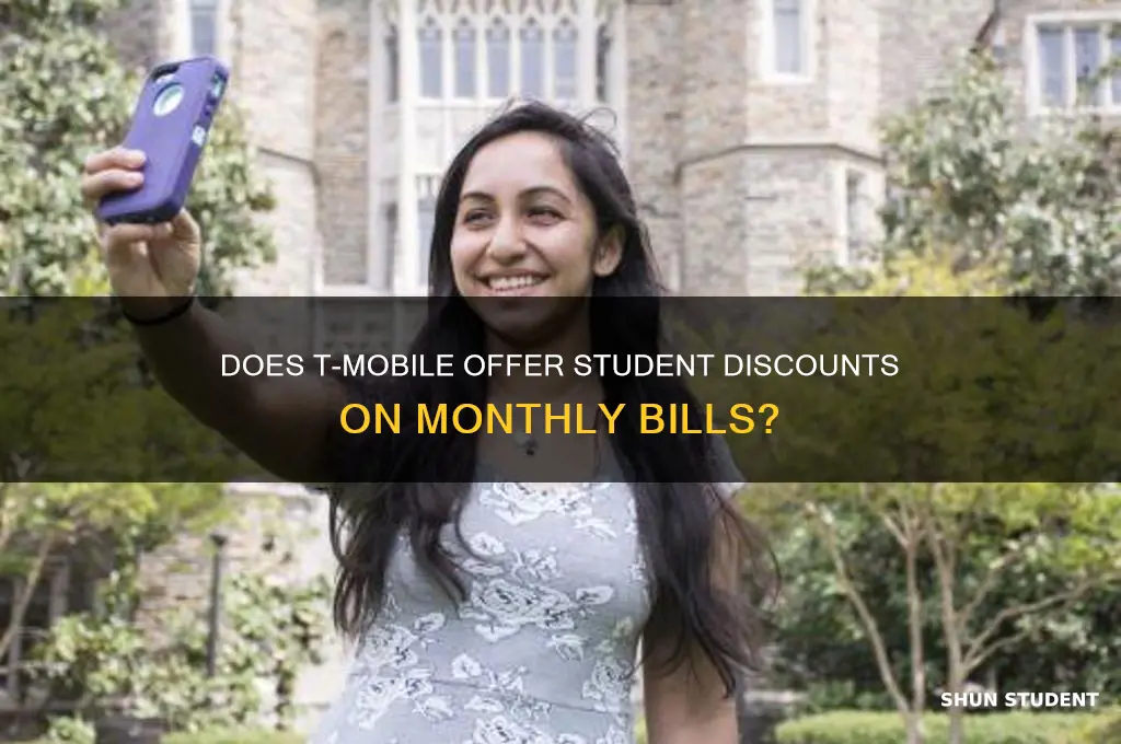 does tmobile give student discounts on bills