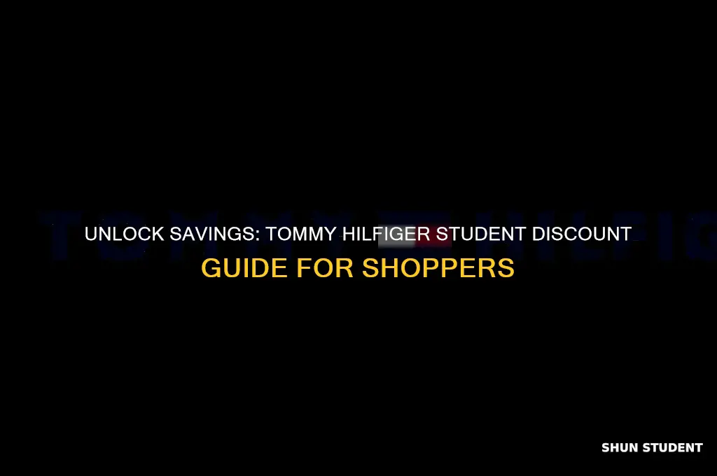 does tommy hilfiger do student discount