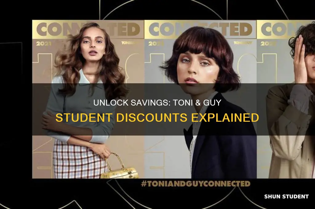 does toni and guy do student discount