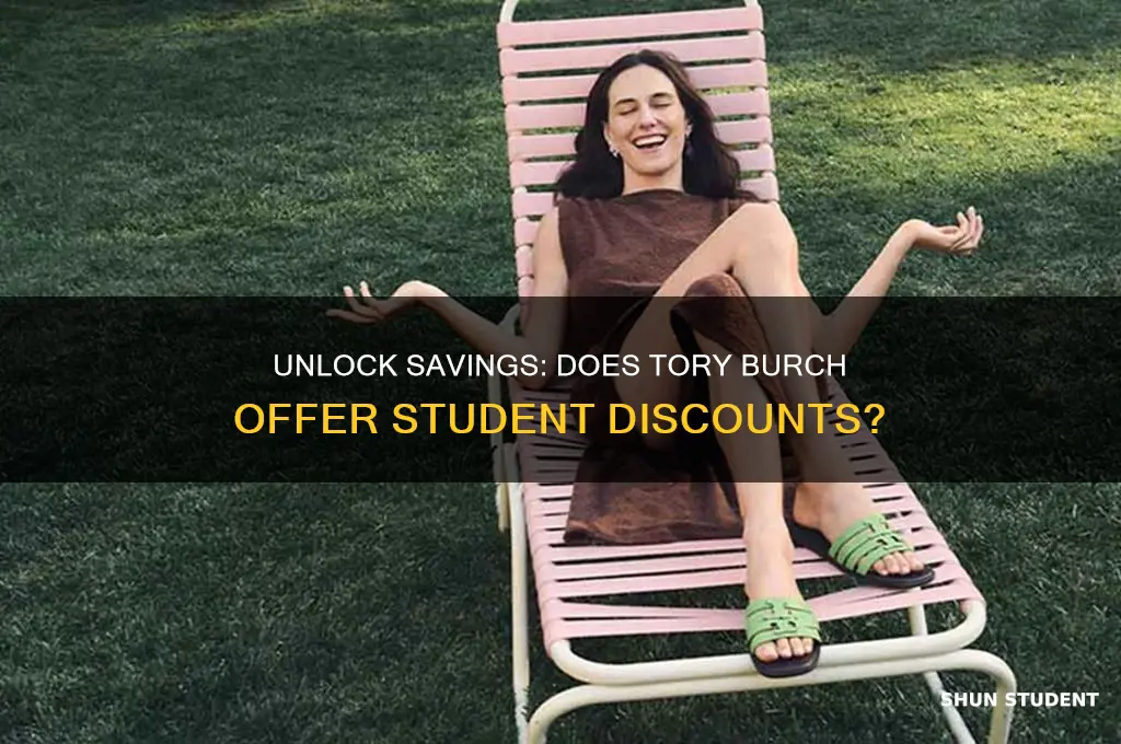 does tory burch give student discount