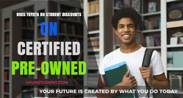 Toyota Student Discounts: Are Certified Pre-Owned Cars Eligible?