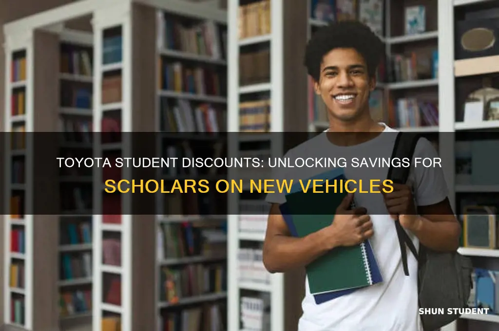 does toyota give student discounts