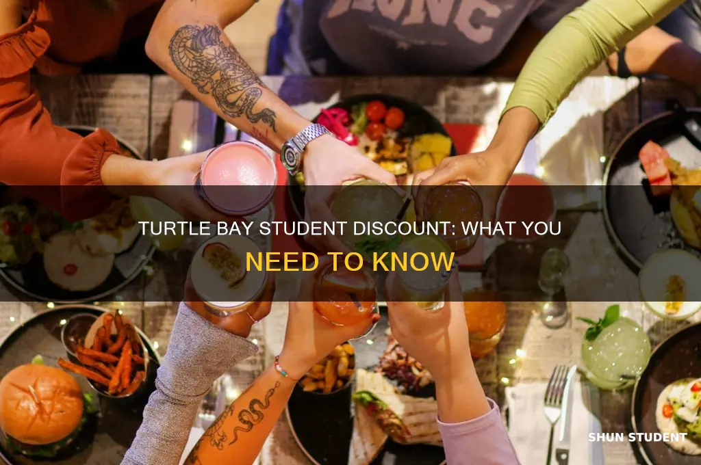 does turtle bay do student discount