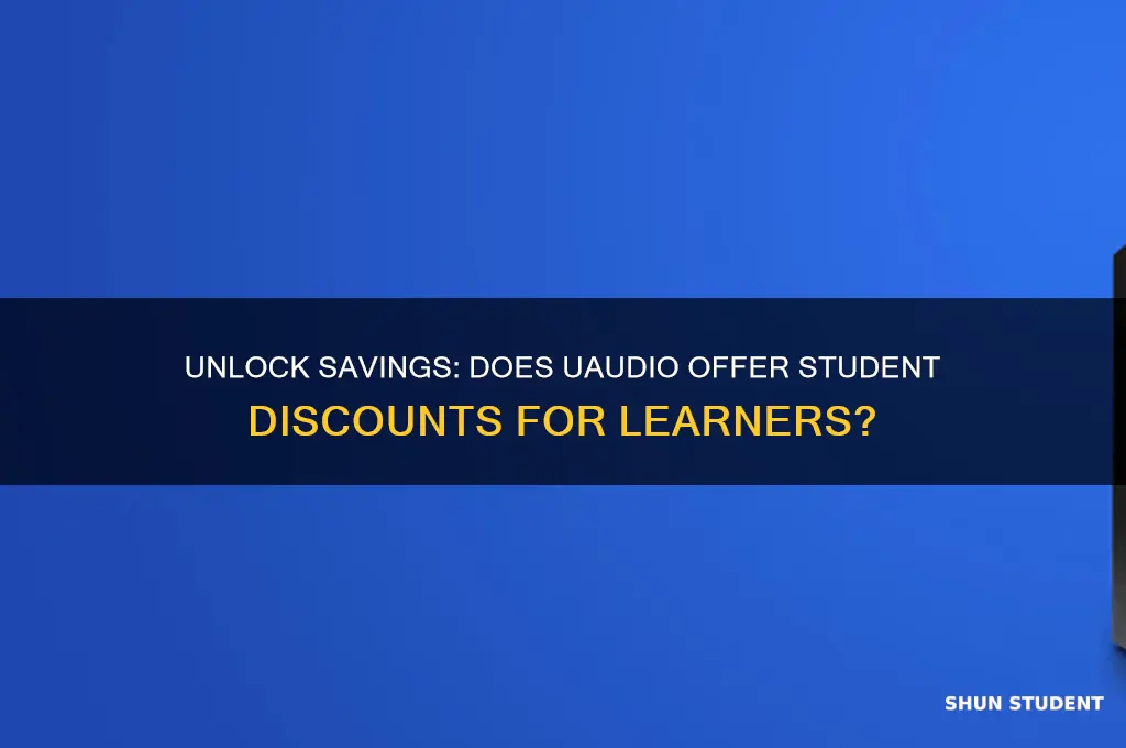 does uaudio give a student discount