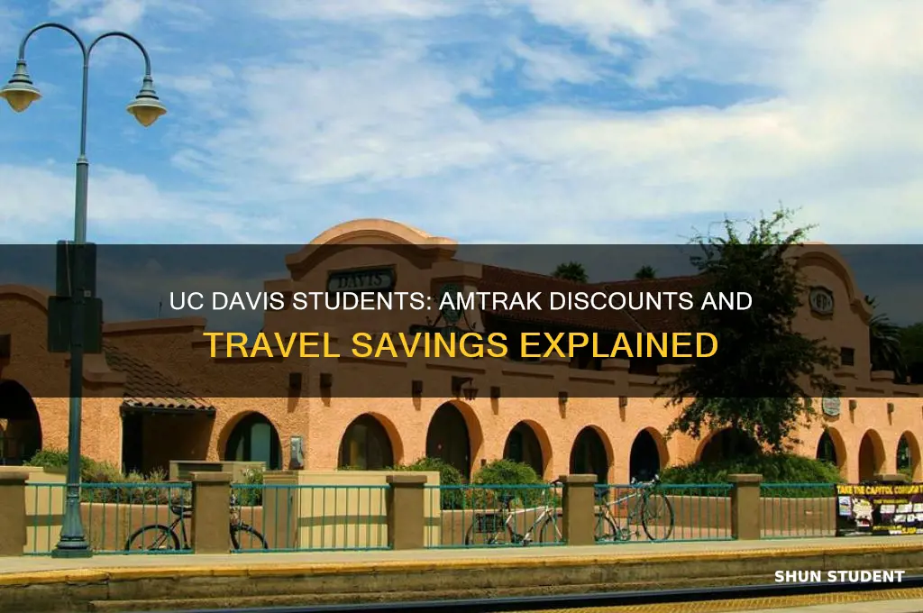 does uc davis students get a discount on amtrak