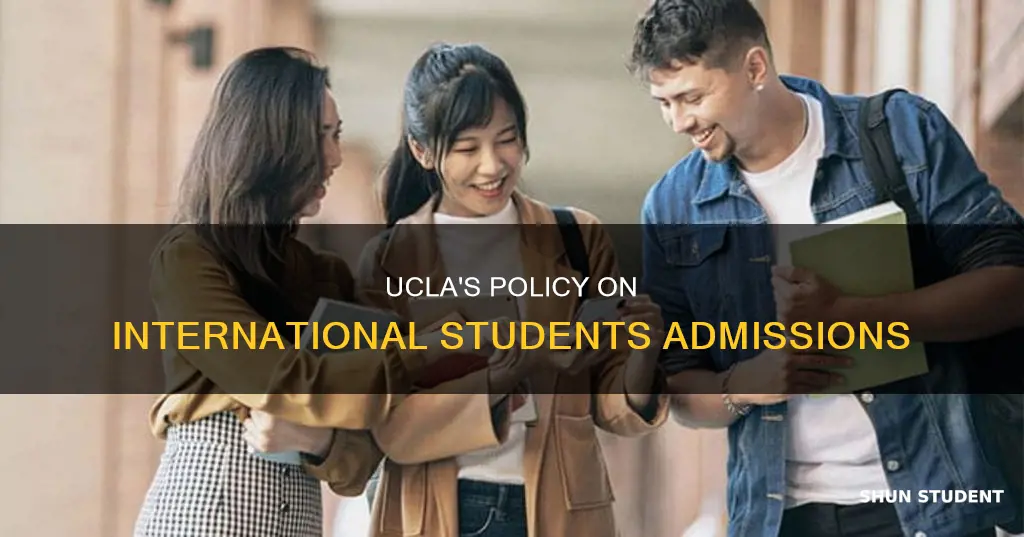 does ucla accept international students