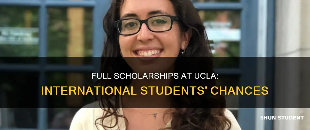 does ucla give full scholarships to international students