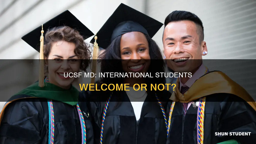 does ucsf md accept international students