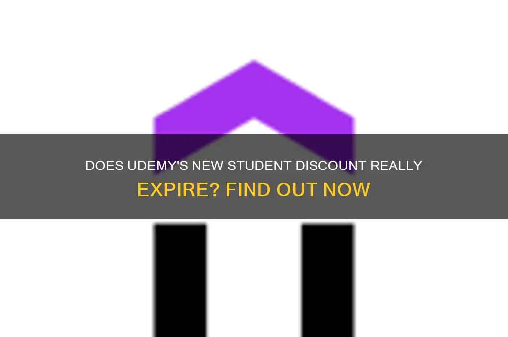does udemy new student discount really expire