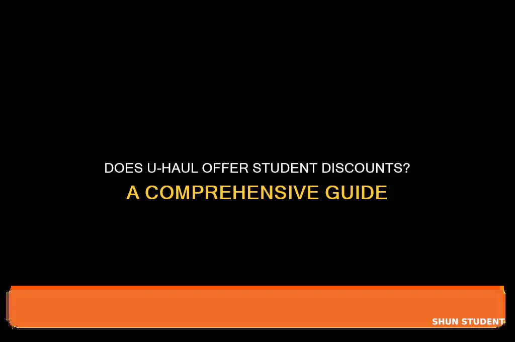 does uhaul do student discounts