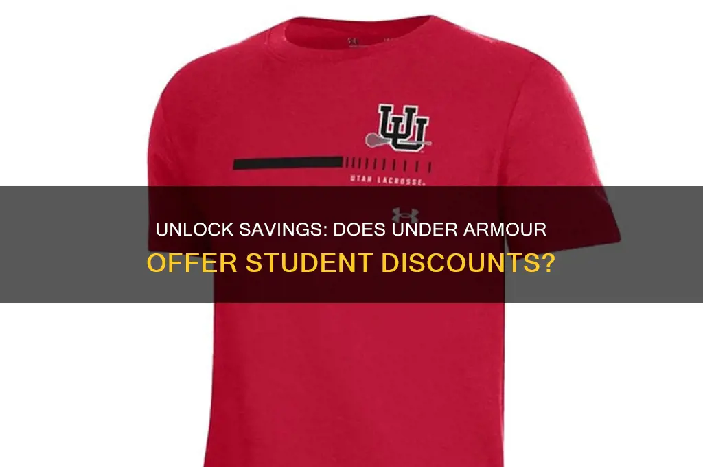 does under armour do student discounts