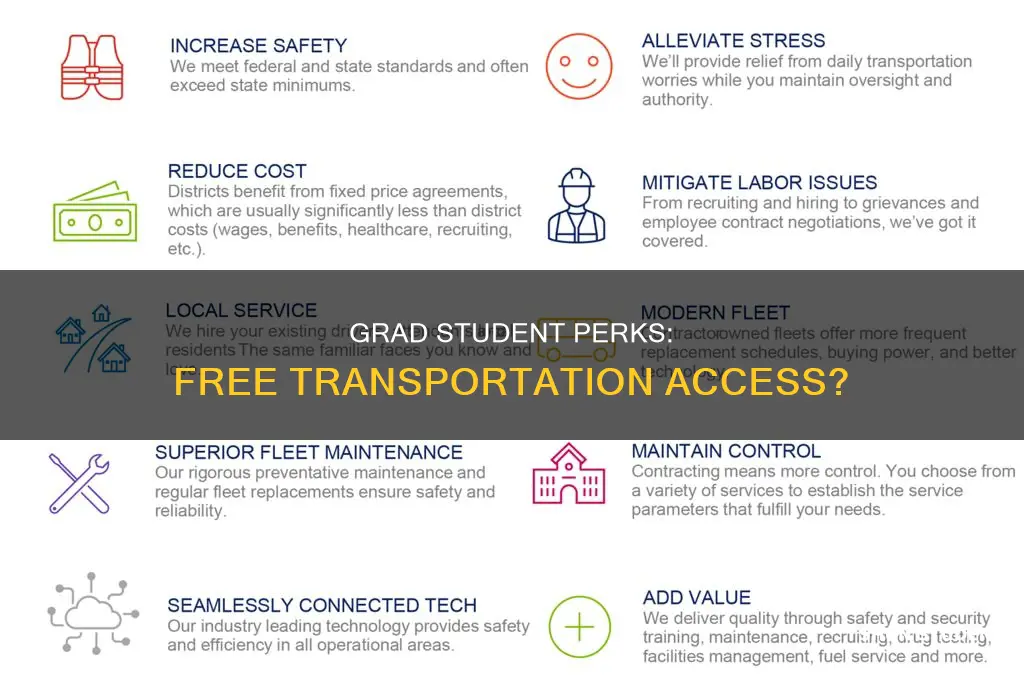 does universities provide free transpoprtation to graduate students