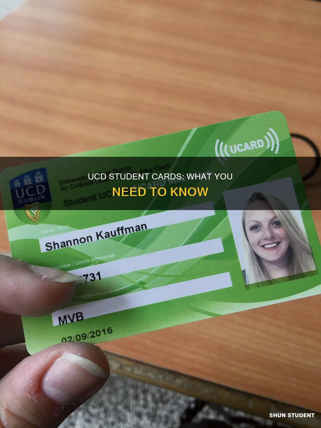 does university college dublin have student cards