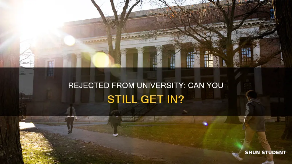 does university make an exception after rejecting a student