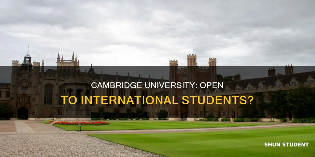 does university of cambridge accept international students