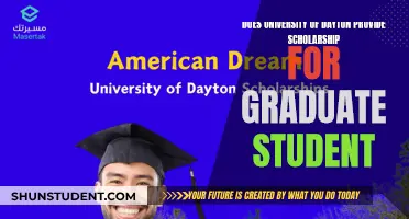 Dayton University Scholarships: Grad Student Opportunities