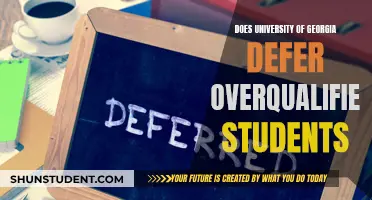 Georgia University: Deferring Overqualified Applicants?