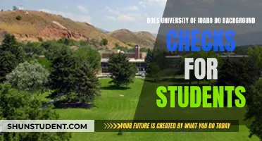 Idaho University: Background Checks for Students?