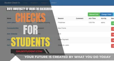 Idaho University: Background Checks for Students?