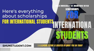 International Student Scholarships at University of Manitoba