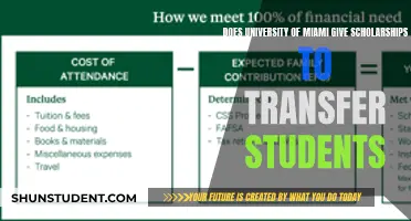 Transfer Students: Scholarships at University of Miami?