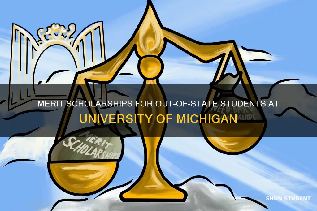 does university of michigan give merit scholarships to out-of-state students