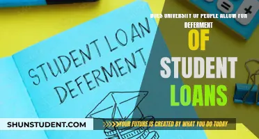Does University of People Offer Student Loan Deferment?