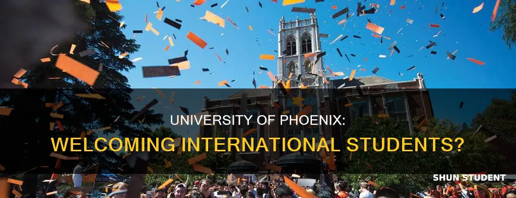 does university of phoenix accept international students