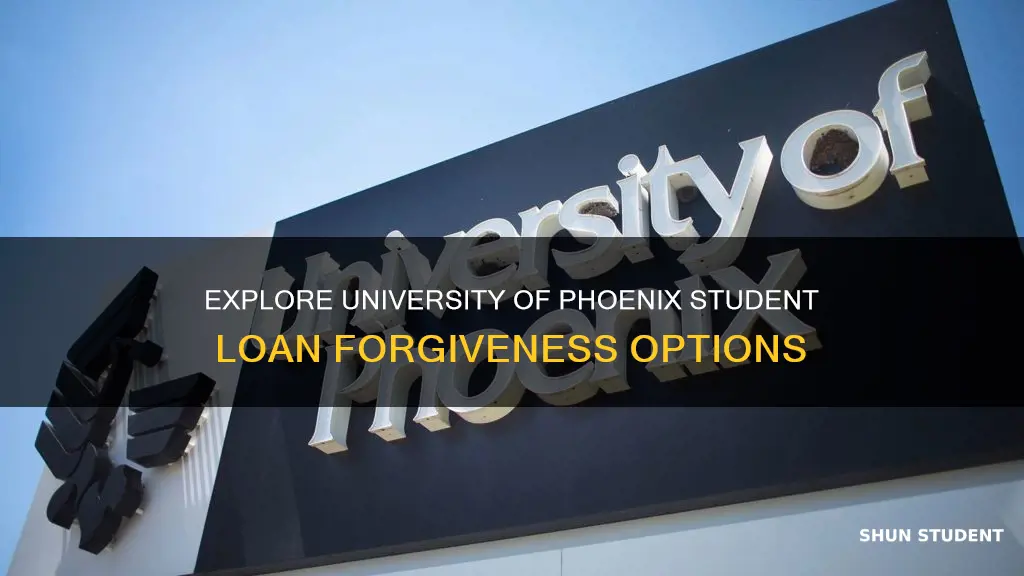 does university of phoenix qualify for student loan forgiveness