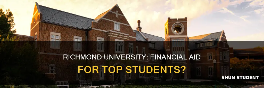 does university of richmond entice great students with financial aid