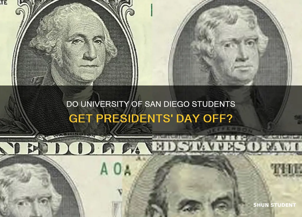 does university of san diego students get presidents day off