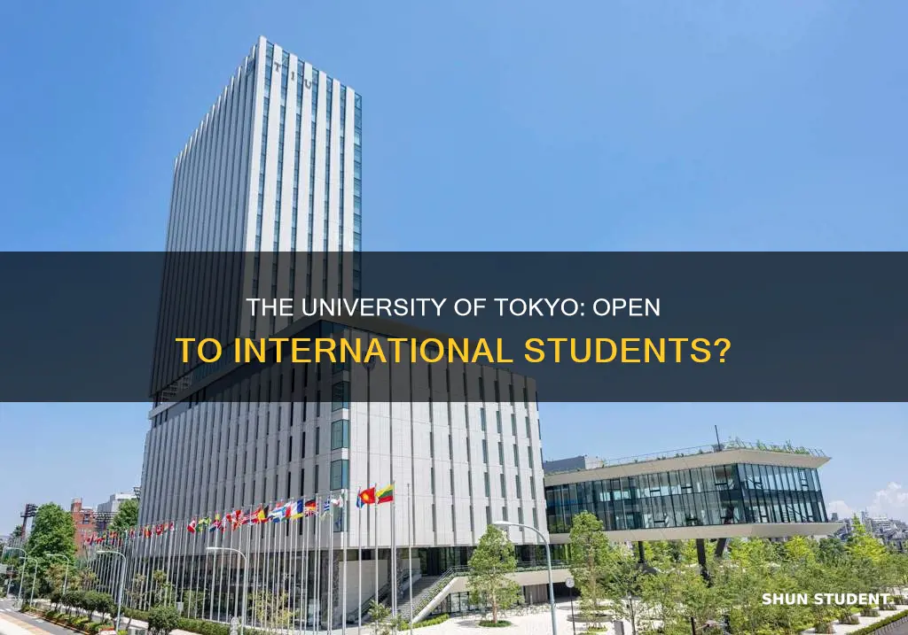 does university of tokyo accept international students