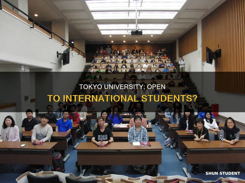 does university of tokyo accept international students