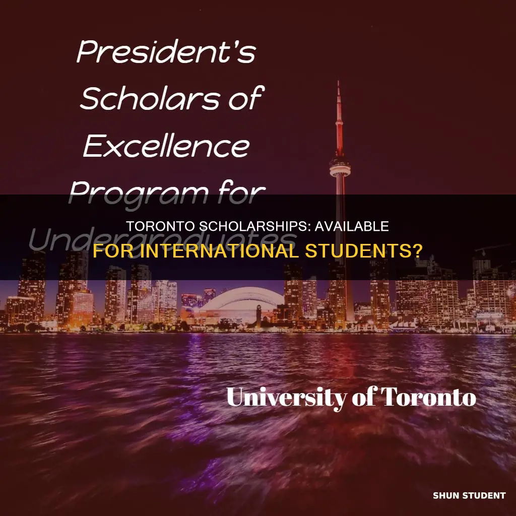 does university of toronto offer scholarships to international students