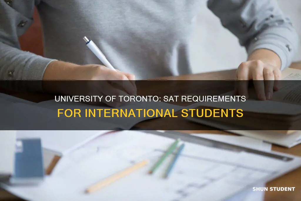 does university of toronto require sat for international students