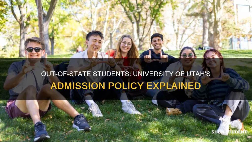 does university of utah accept out of state students