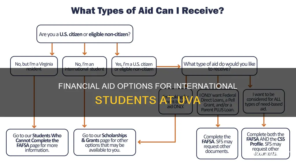 does university of virginia give financial aid to international students
