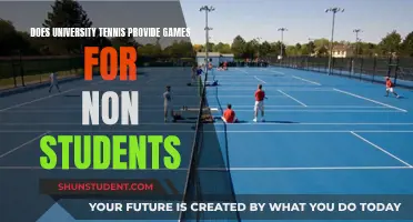 University Tennis: Open Games for Non-Students?