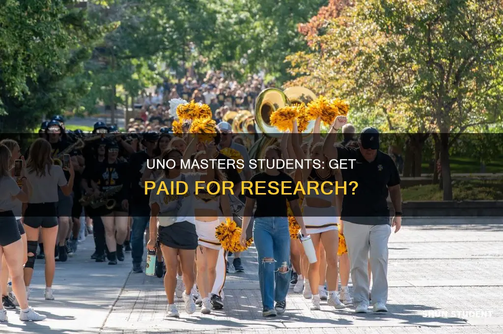 does uno pay its masters students in research programs
