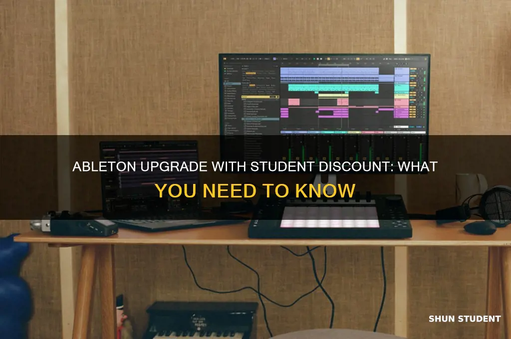 does upgrading ableton include student discount