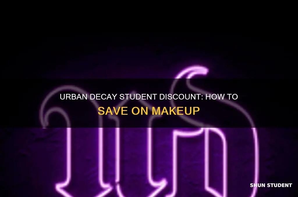 does urban decay offer student discount