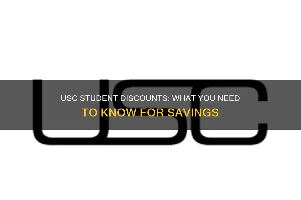 does usc do student discount