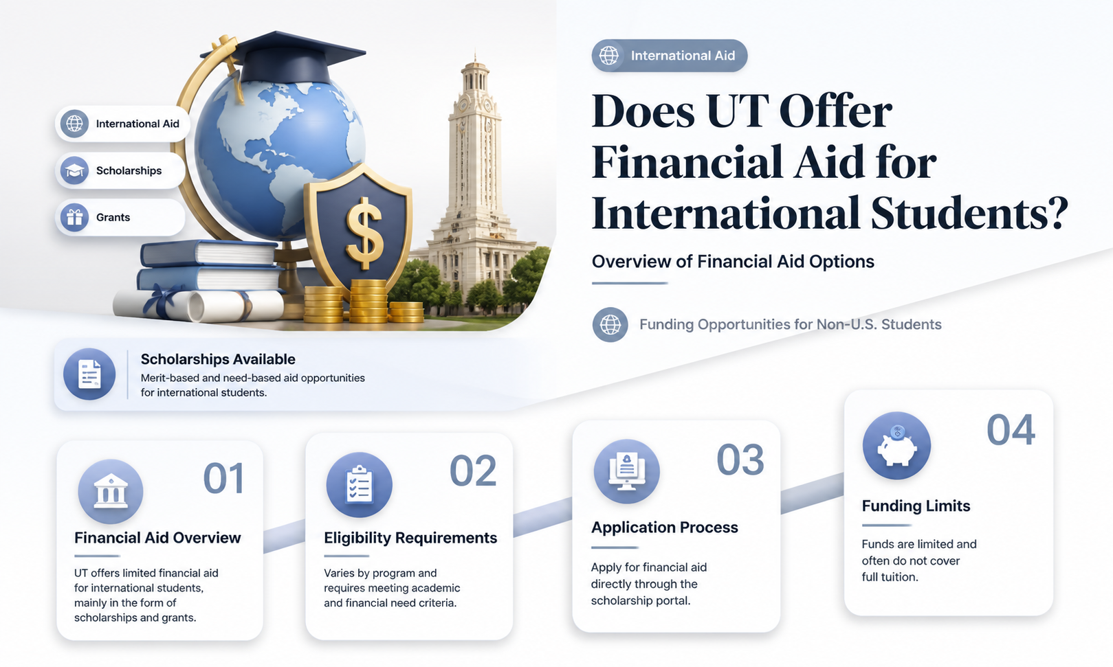 are international students with financial aid admitted to ut