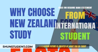Bank Statements: UW Requirements for International Students