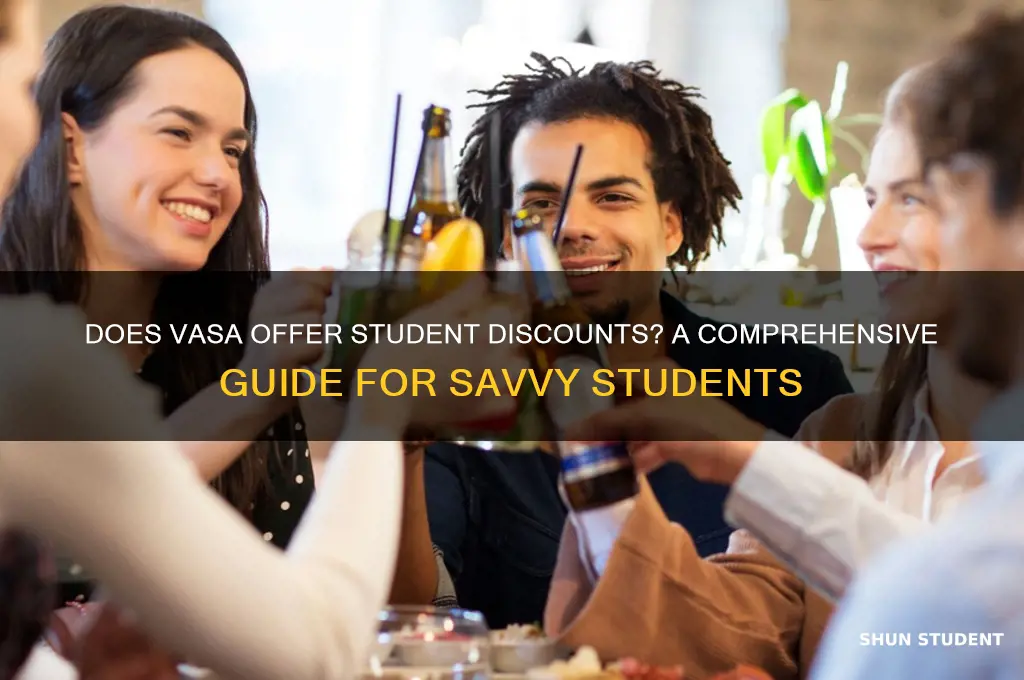 does vasa have a student discount