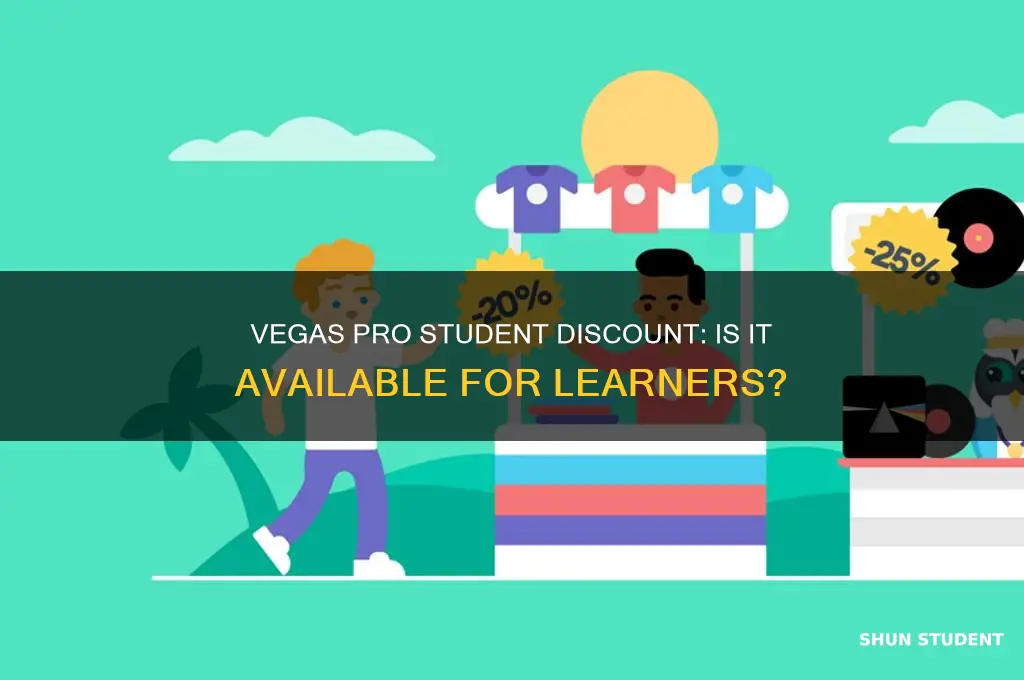 does vegas pro have a student discount