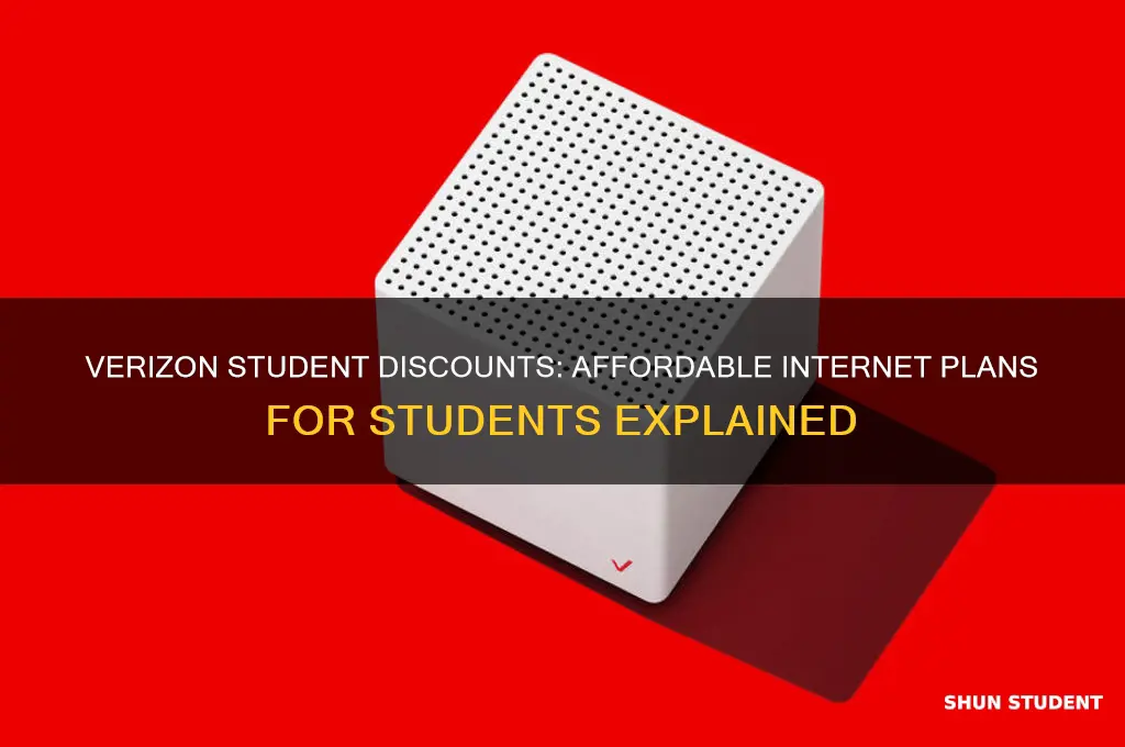 does verizon have student discounts for internet