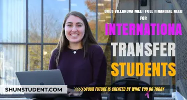 Villanova's Financial Aid for International Transfer Students