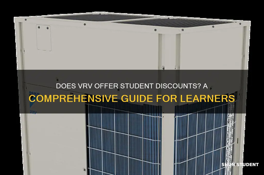 does vrv have a student discount