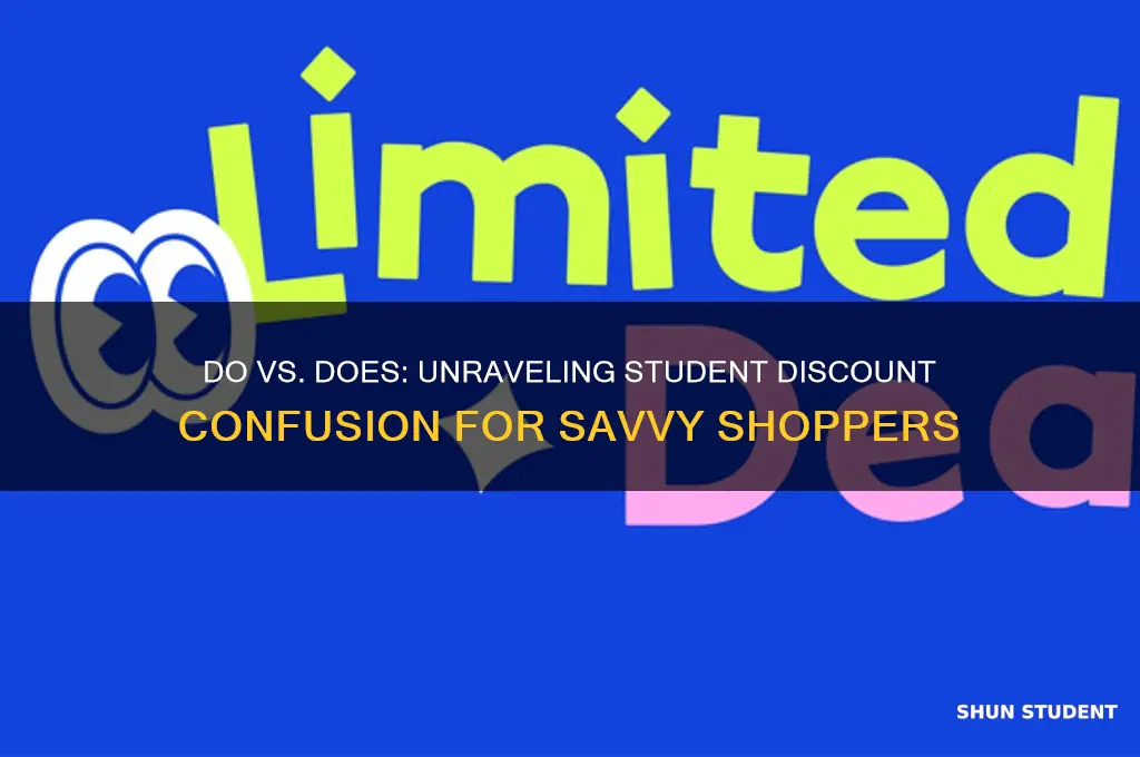 does vs do student discounts